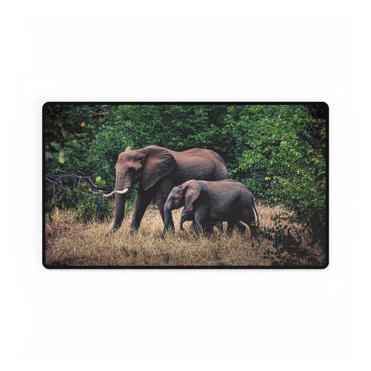 Elephant Family Desk Mat