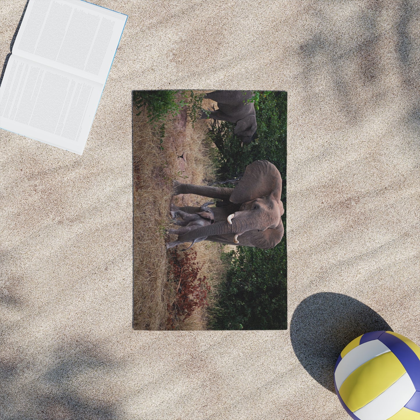 African Elephant Beach Towels