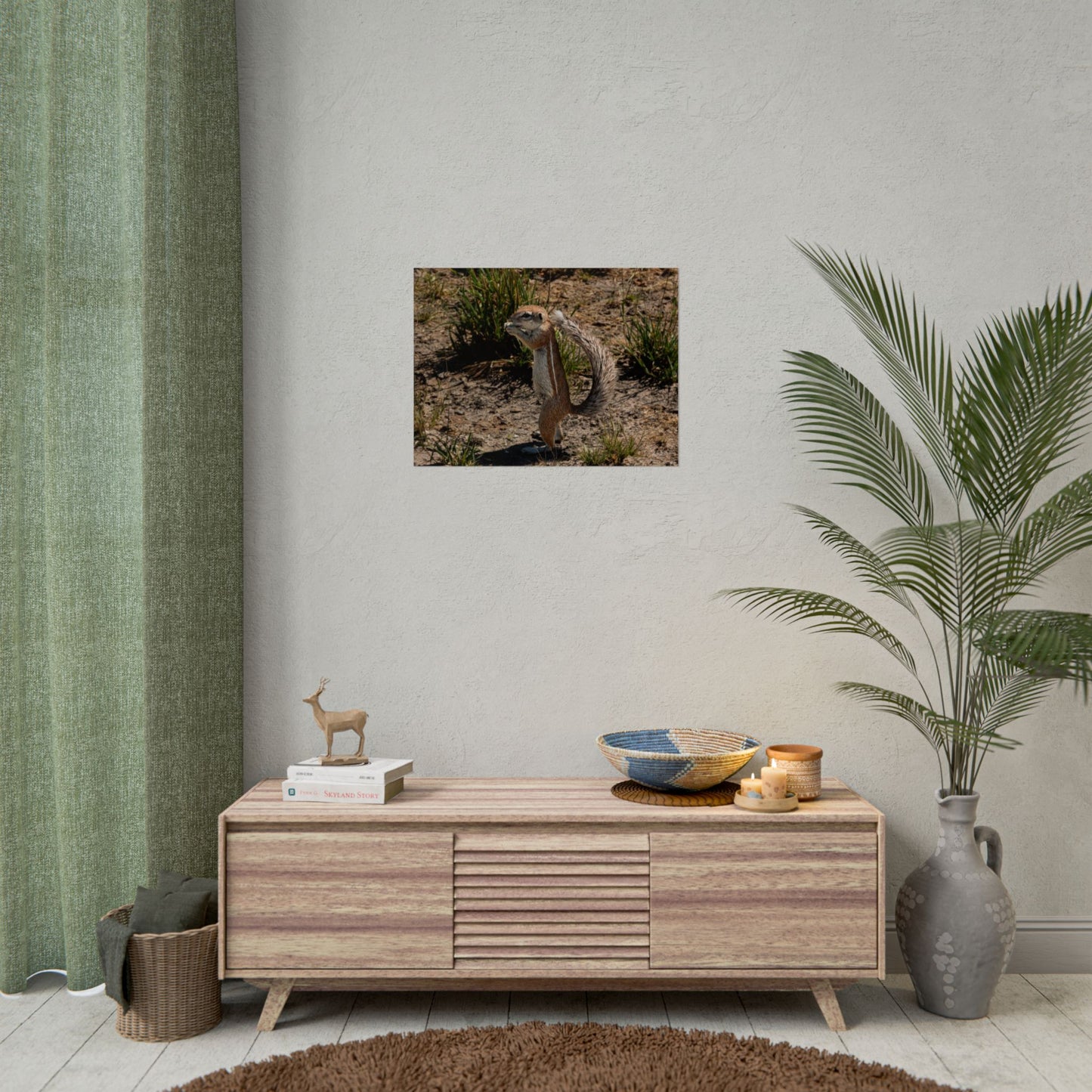Rolled Posters - Ground Squirrel 24″ x 18″ (Horizontal) Semi Glossy