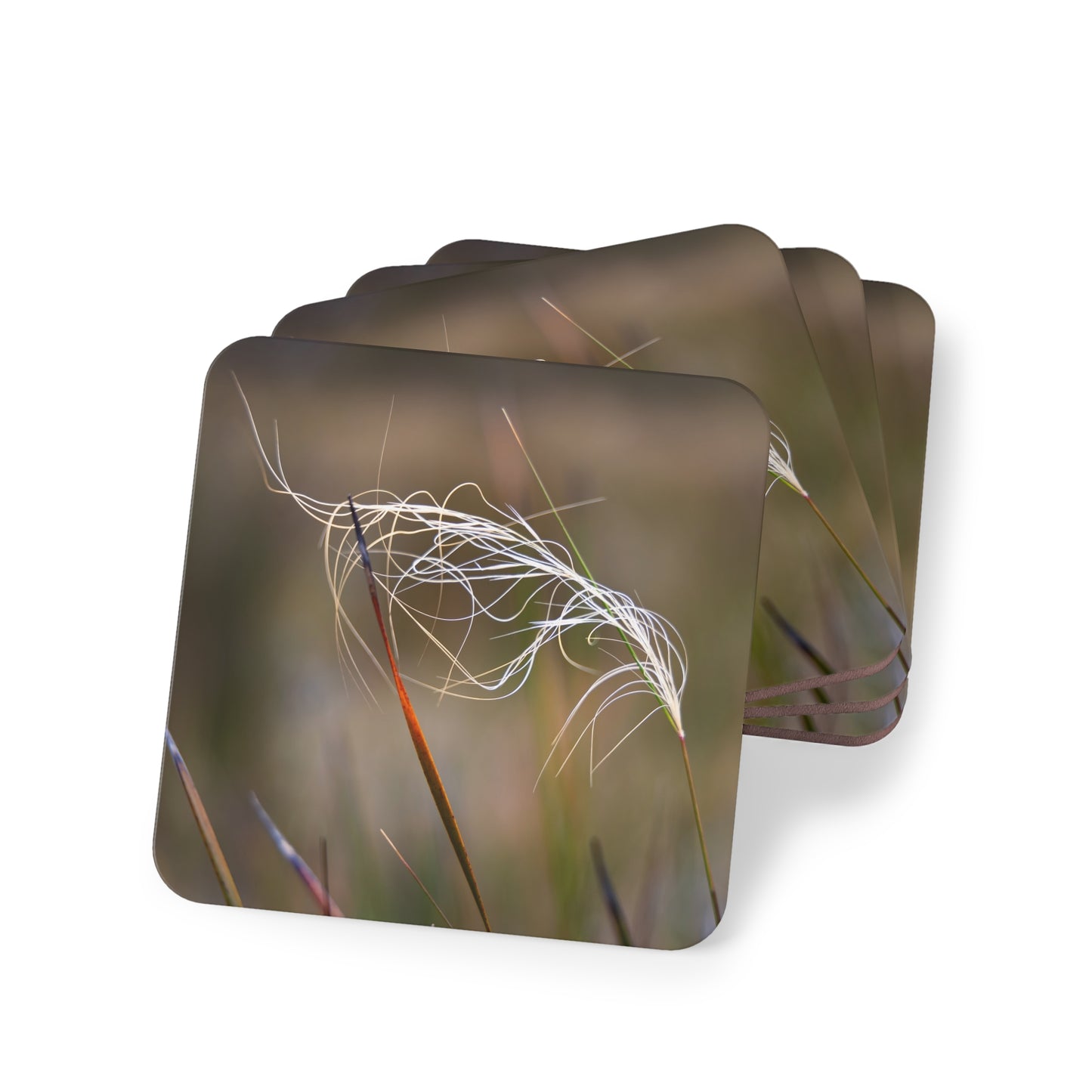 Australian Wildflower Coasters Square 3.7" x 3.7" 4pcs
