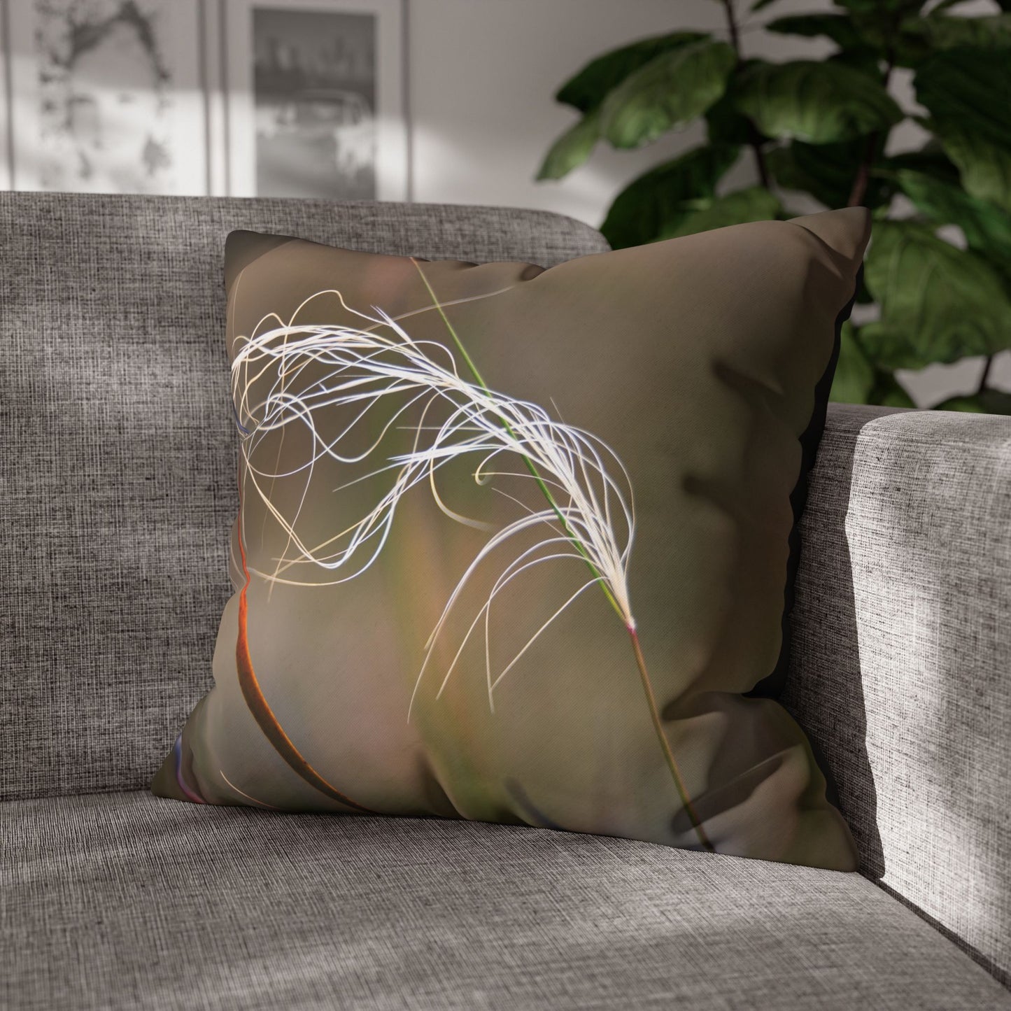 Poly Canvas Pillowcase - Australian Wildflowers