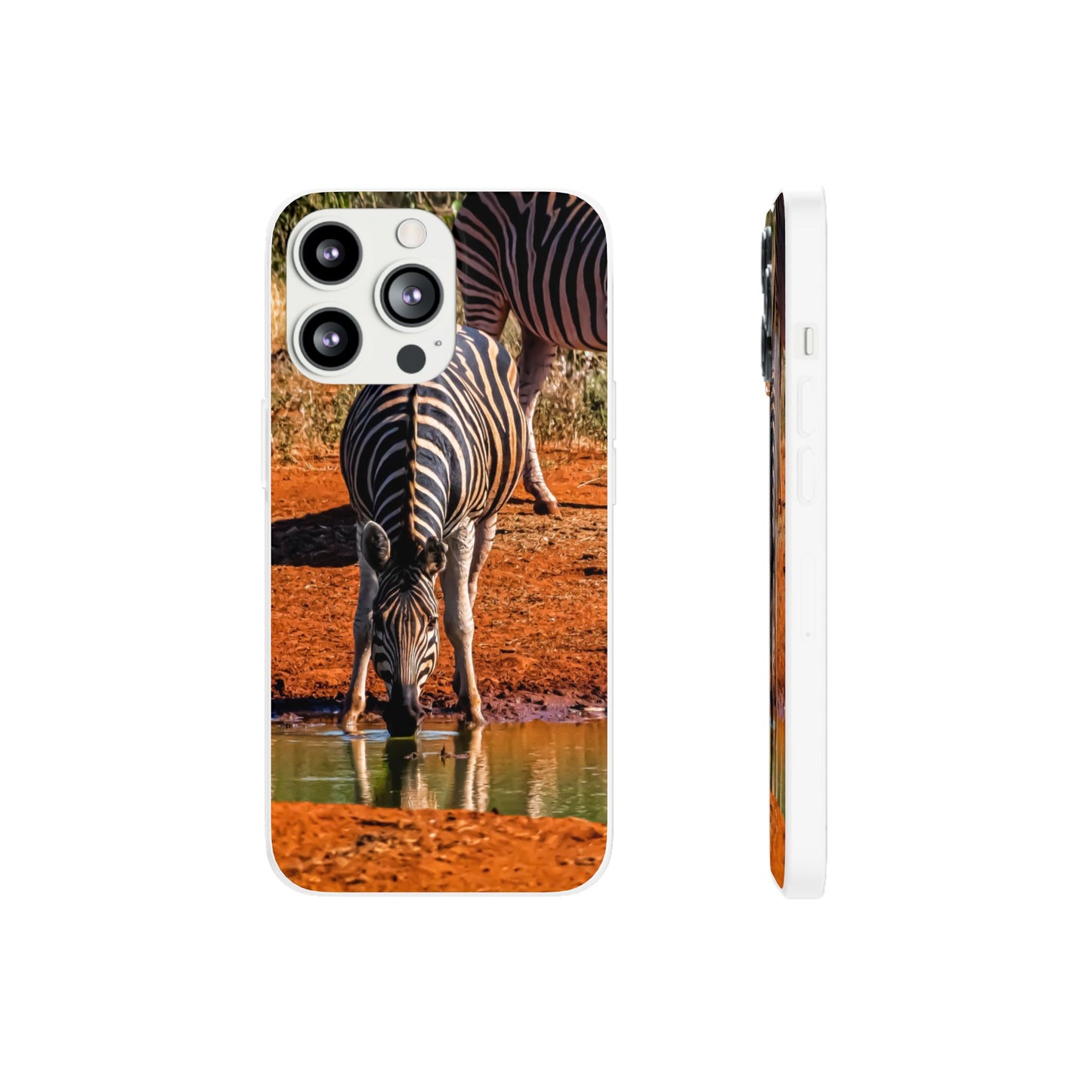 Flexible Zebra Phone Case iPhone 13 Pro
