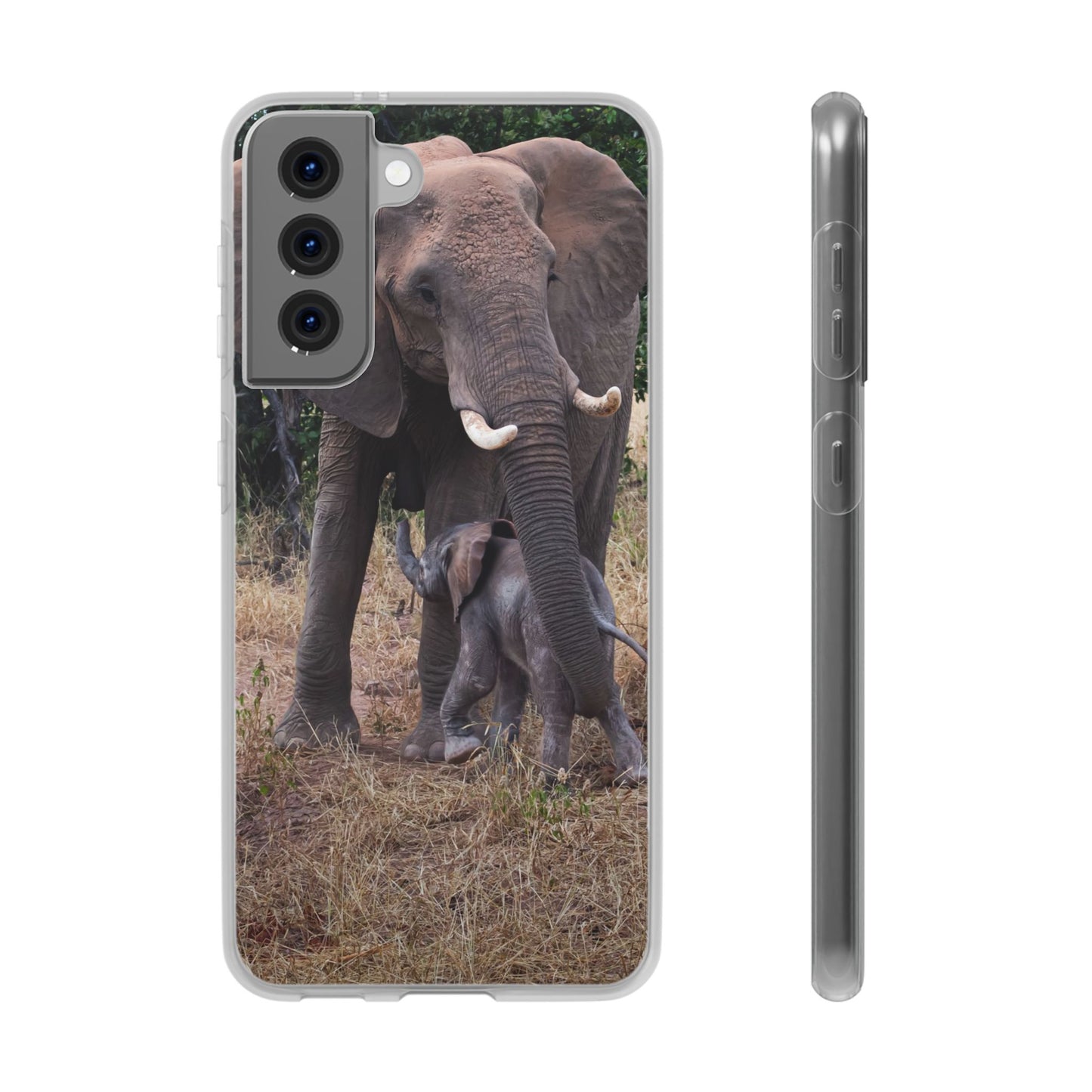 Flexi Cases - Elephant and Baby Samsung Galaxy S21