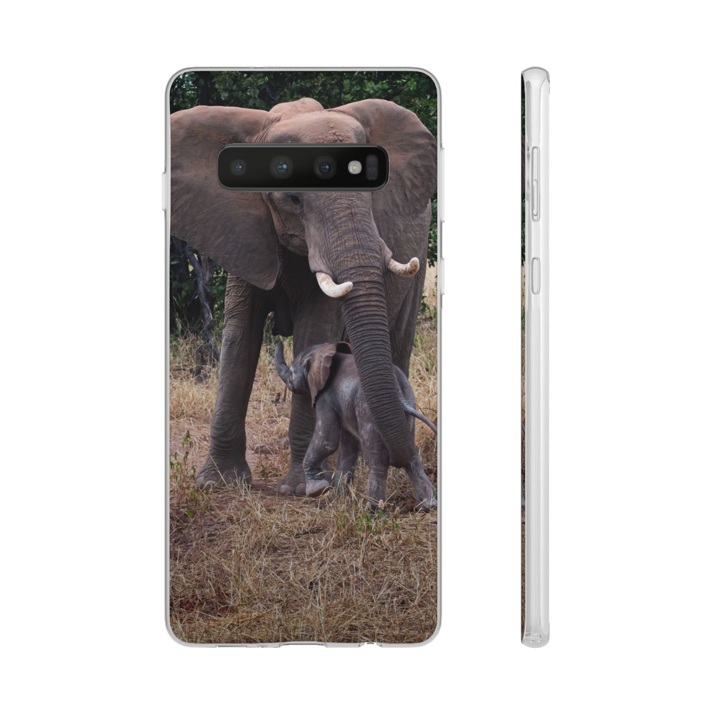Flexi Cases - Elephant and Baby Samsung Galaxy S10