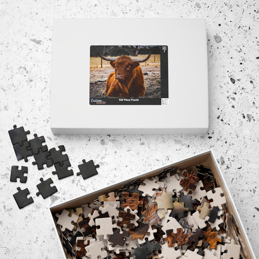 Scottish Highland Cattle Puzzle 520 pcs (Horizontal)