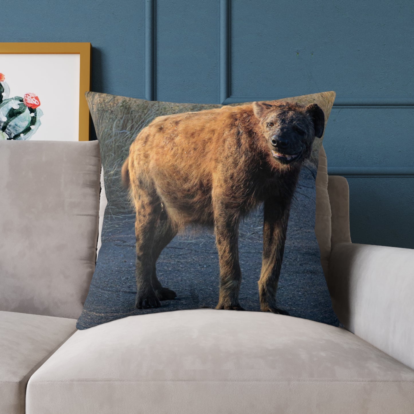 Spotted Hyena Pillow