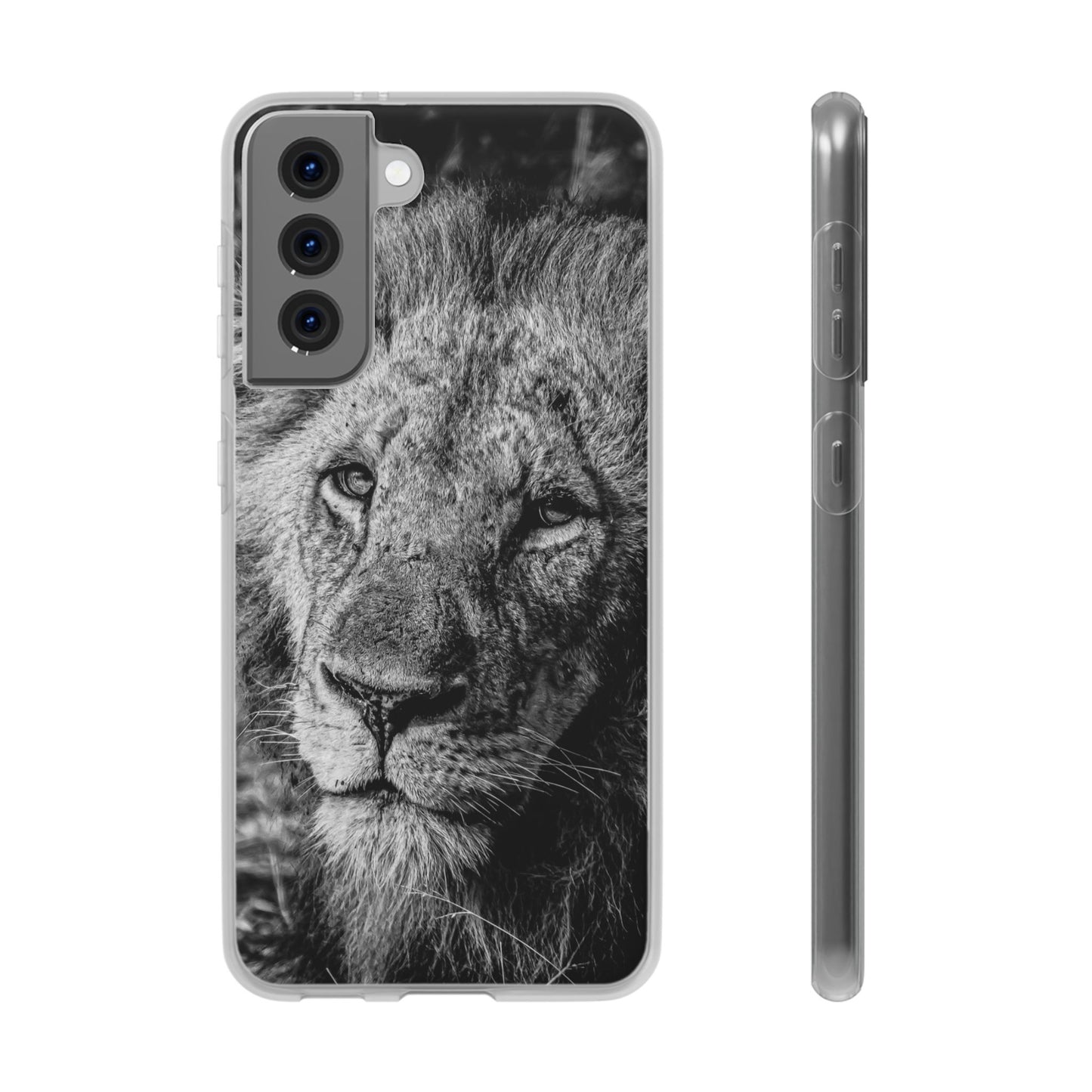 Flexible Lion Phone Cases B&W Samsung Galaxy S21