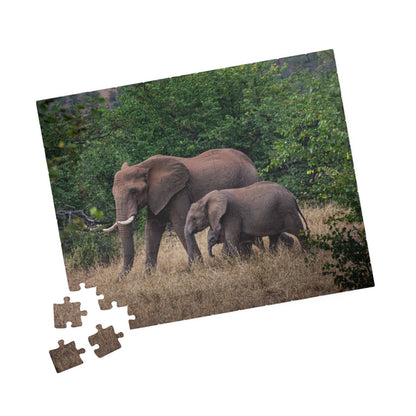 Puzzle (110, 252, 520, 1014-piece) - Elephant Family