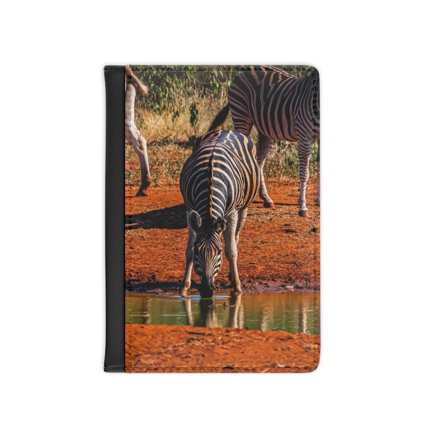 Passport Cover - Zebra at Waterhole