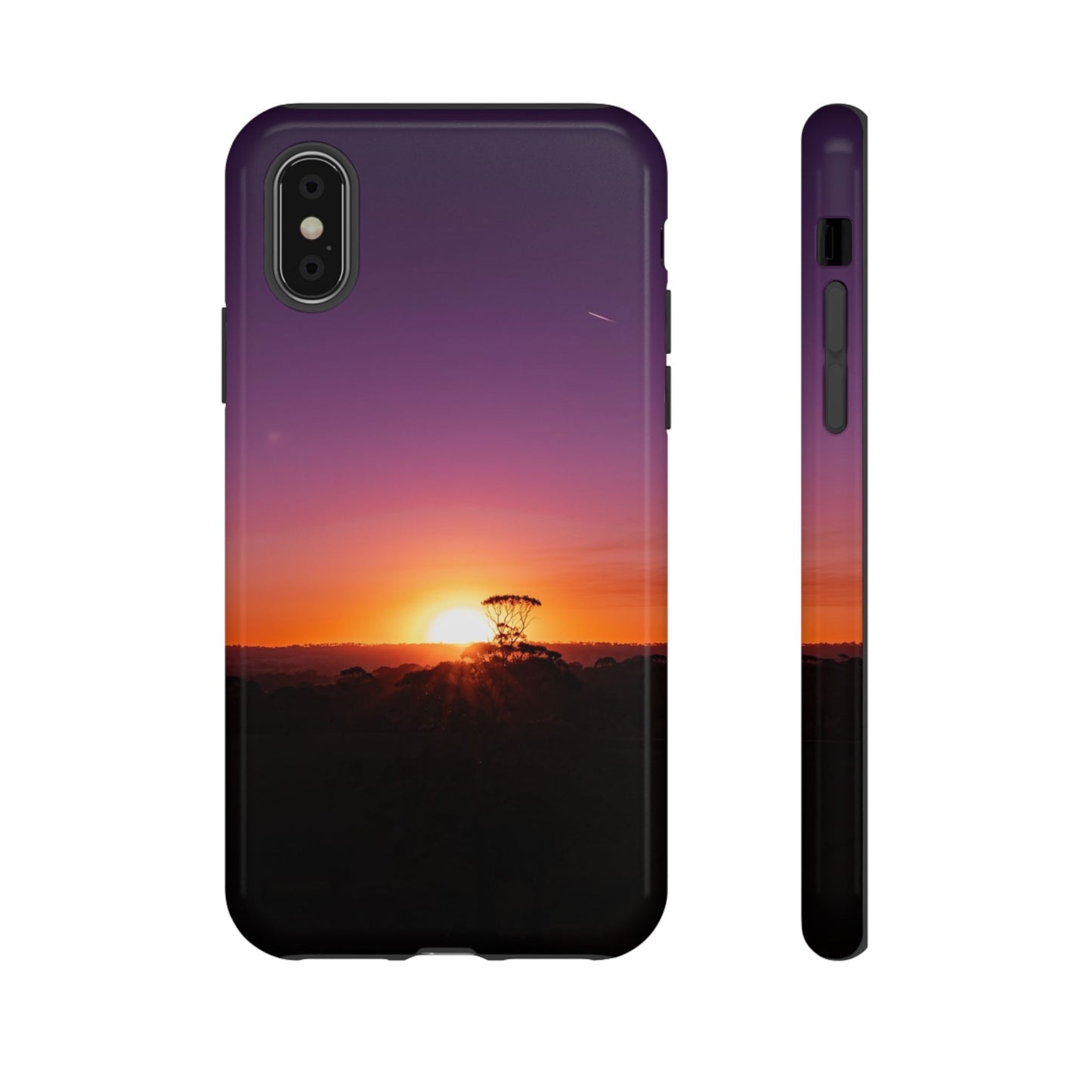 Tough Case - Purple Sunset iPhone XS Glossy