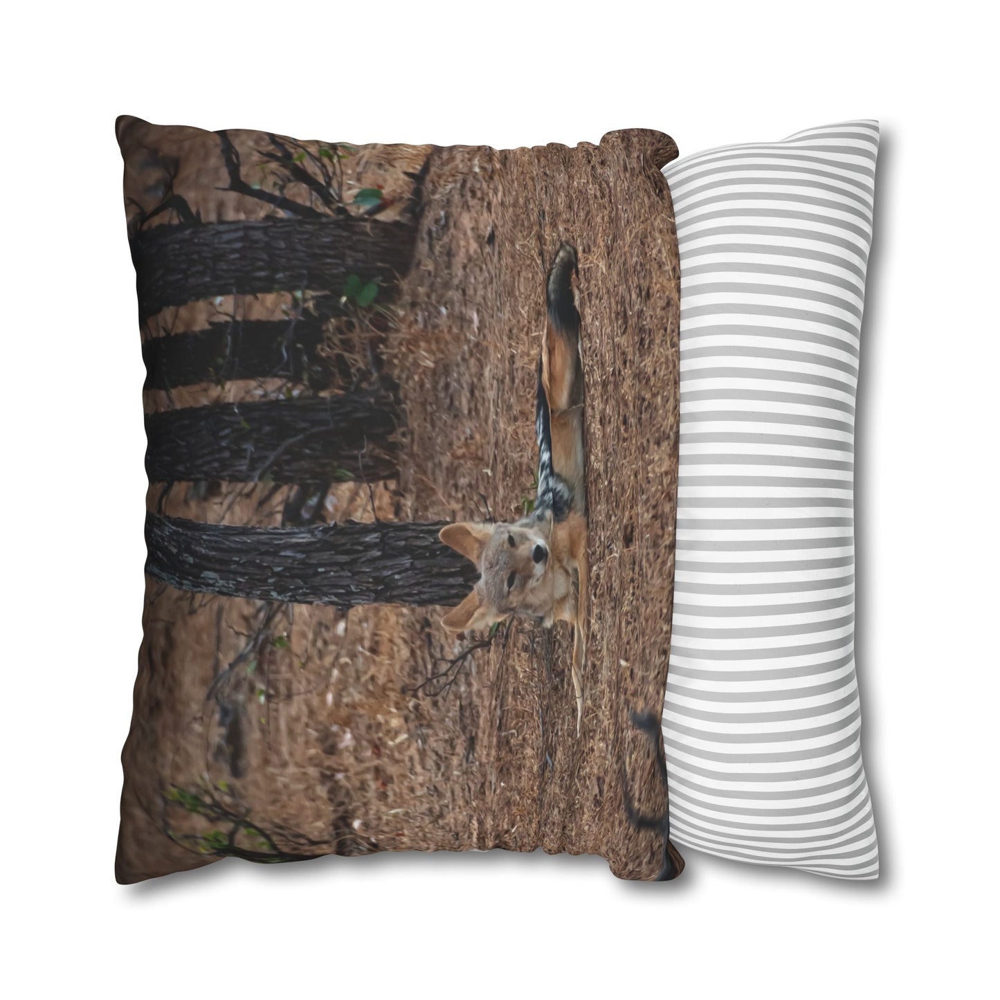 Poly Canvas Pillowcase - Jackal