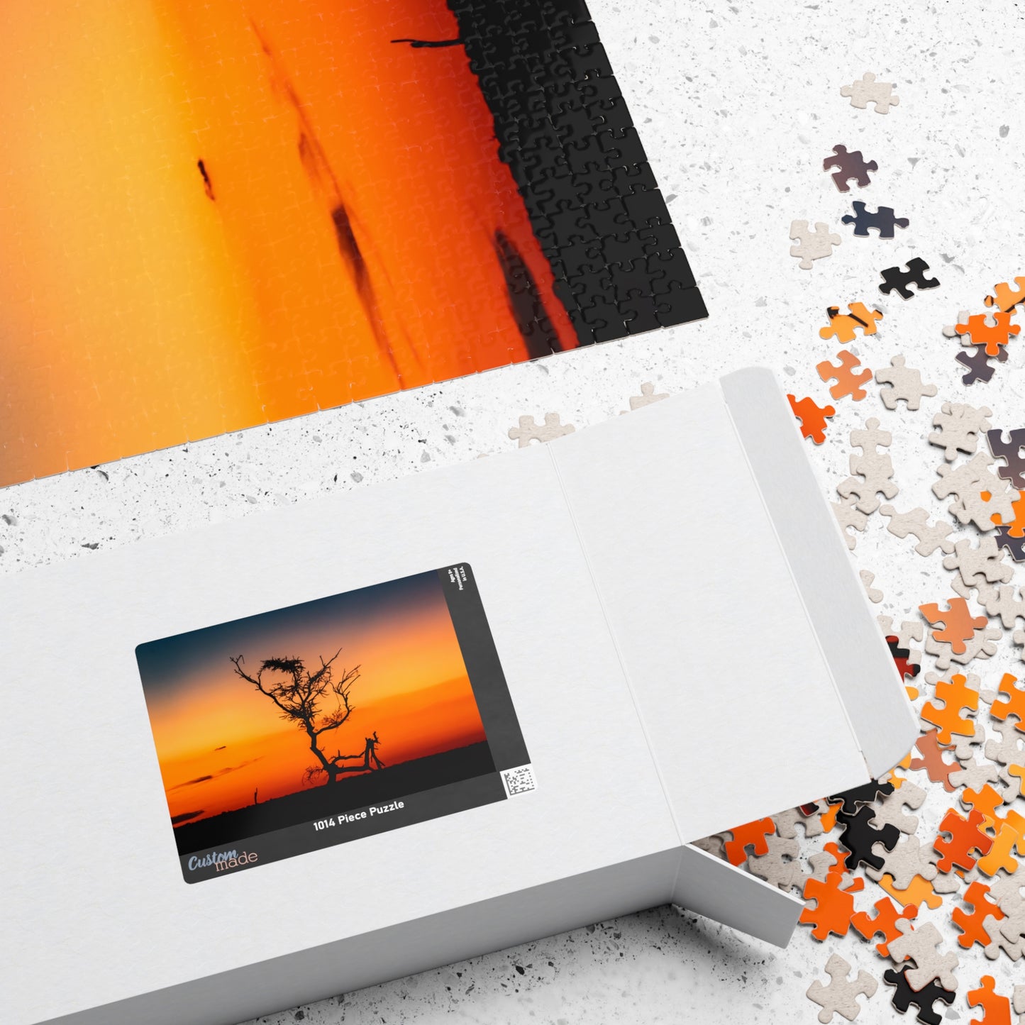 Puzzle (110, 252, 520, 1014-piece) - Sunset over the Kalahari