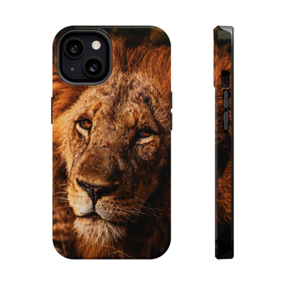 Magsafe® Compatible Tough Cases - Old Lion iPhone 13 Glossy