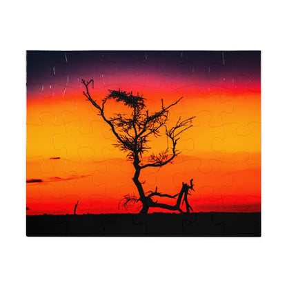 Kalahari Sunset Jigsaw Puzzle with Tin 10" × 8" (30 pcs)