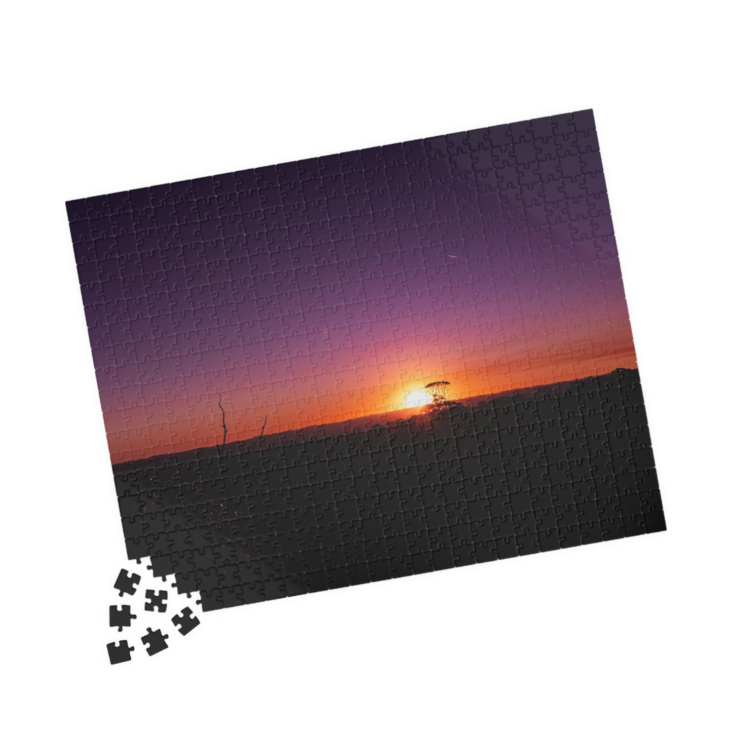 Puzzle (110, 252, 520, 1014-piece) - Purple Sunset