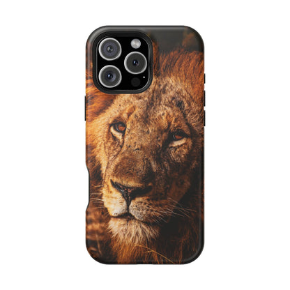 Magsafe® Compatible Tough Cases - Old Lion iPhone 16 Pro Max Matte