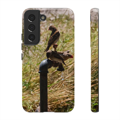 Tough Case - Birds at A Dripping Tap Samsung Galaxy S22 Glossy