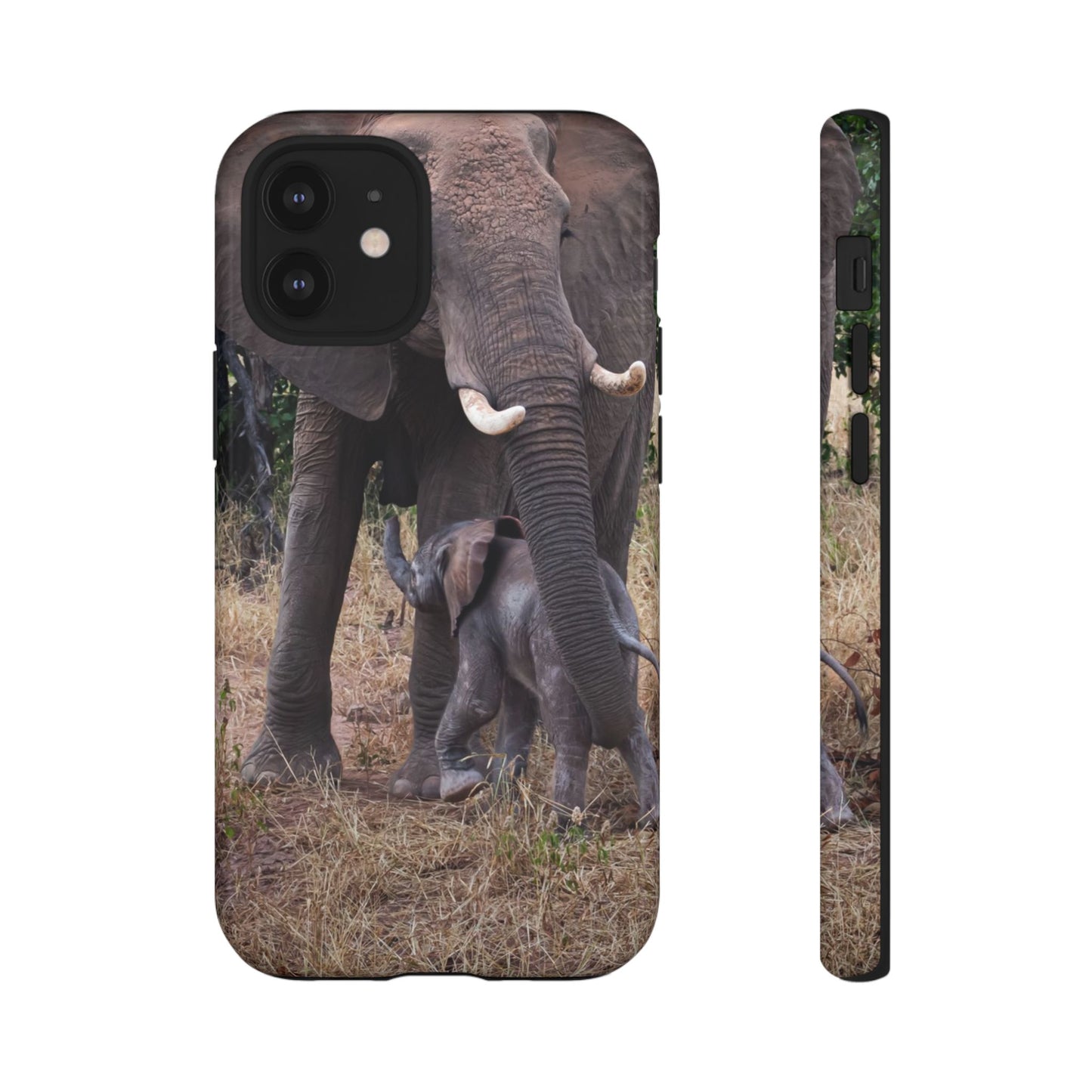 Baby Elephant Tough Case iPhone 12 Mini Glossy