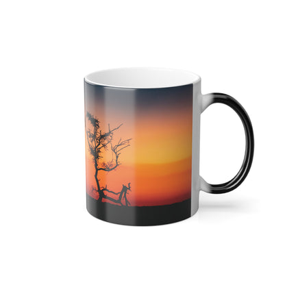 Colour Morphing Mug, 11oz - Sunset over the Kalahari