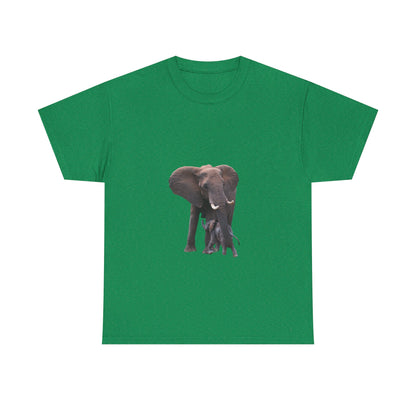 Baby Elephant Tee Antique Irish Green