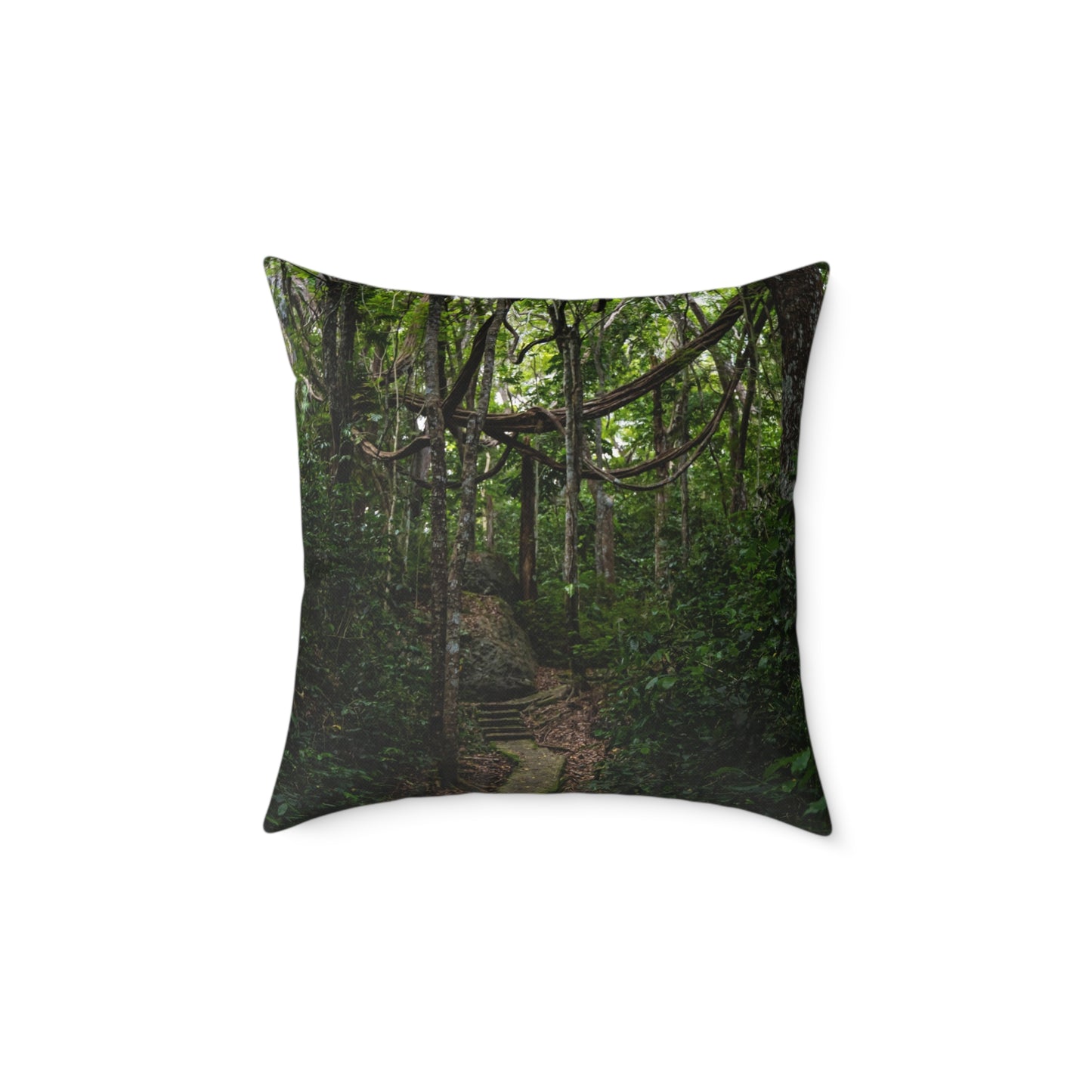 Fiji Jungle Pillow 20" × 20"