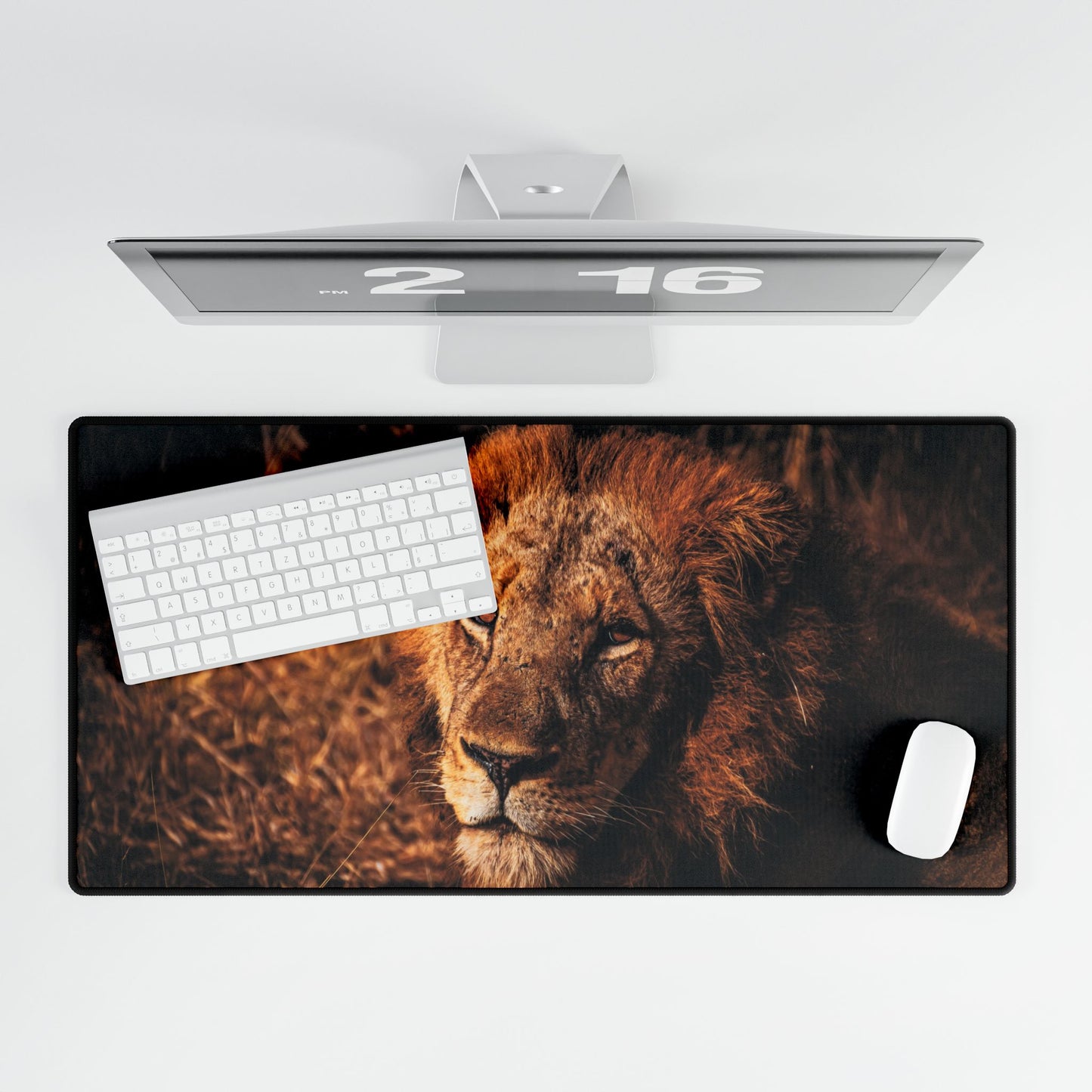 Majestic Old Lion Desk Mats