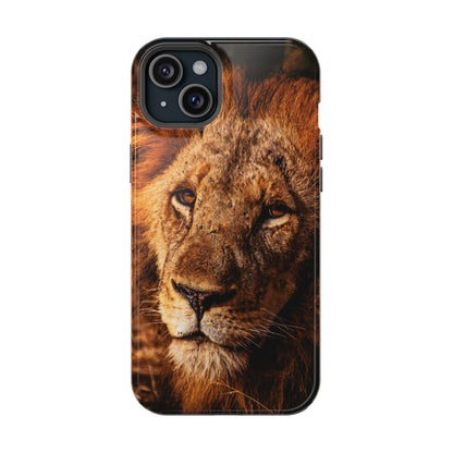 Magsafe® Compatible Tough Cases - Old Lion iPhone 15 Plus Glossy