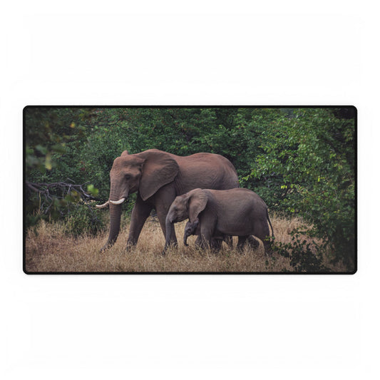 Desk Mats - Elephant Family