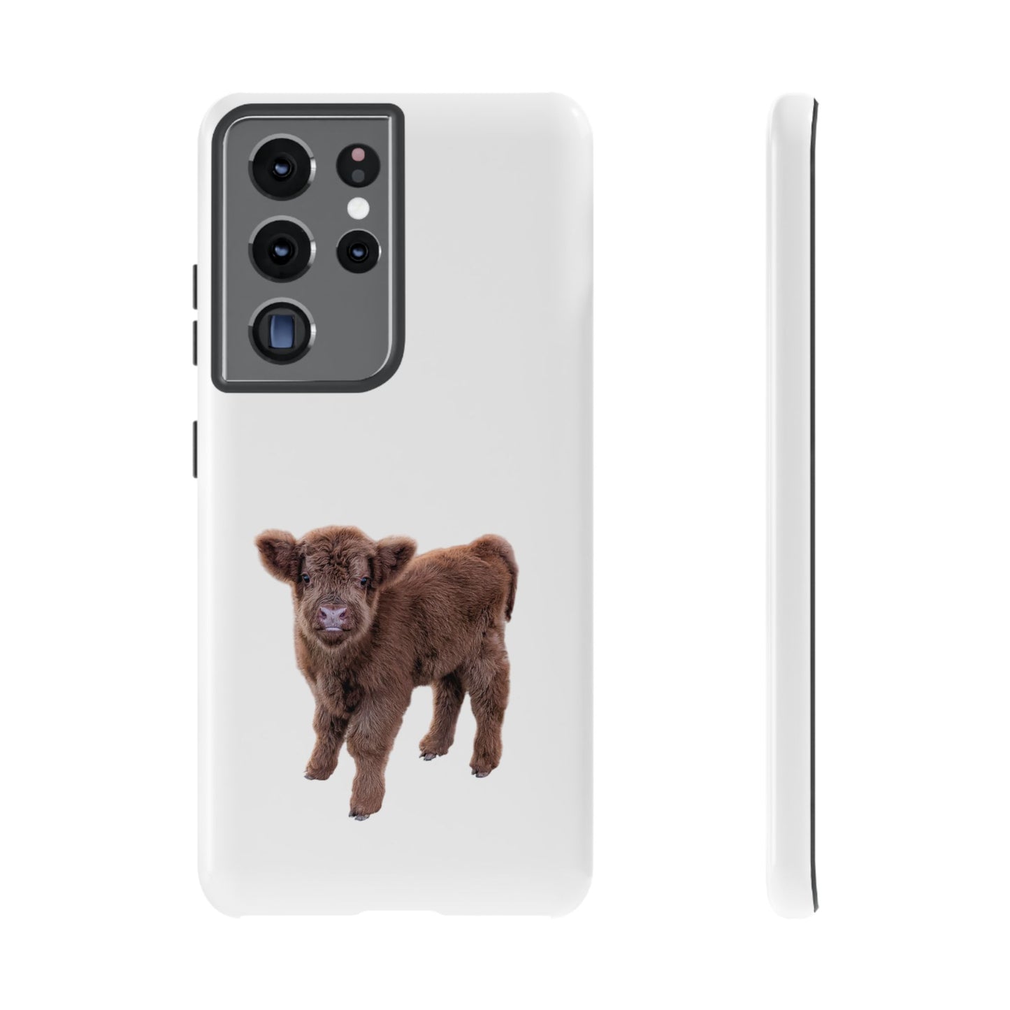 Baby Highland Cow Phone Case Samsung Galaxy S21 Ultra Glossy