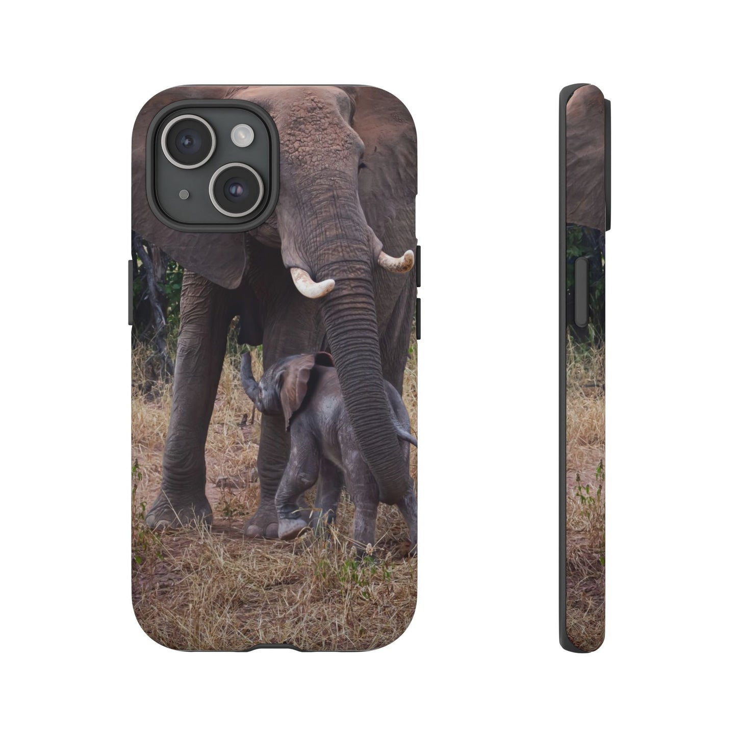 Baby Elephant Tough Case iPhone 15 Matte