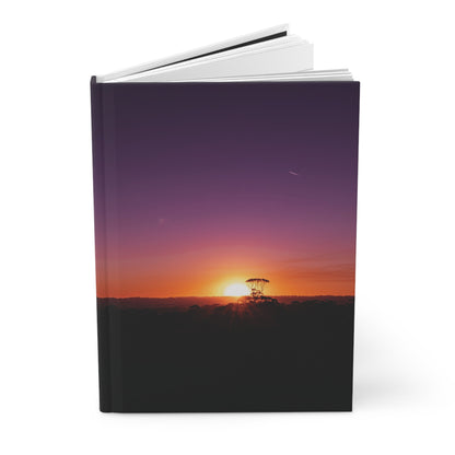 Hardcover Journal Matte - Purple Sunset