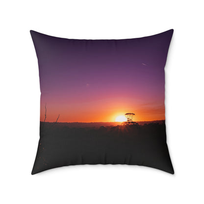 Purple Sunset Pillow 26" × 26"