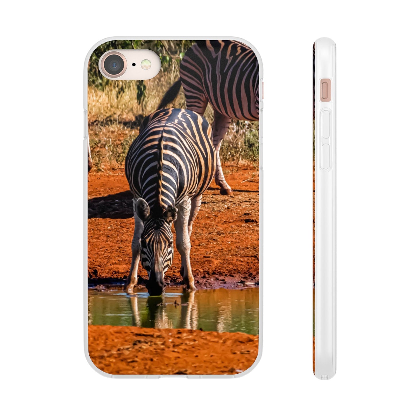 Flexible Zebra Phone Case iPhone 8