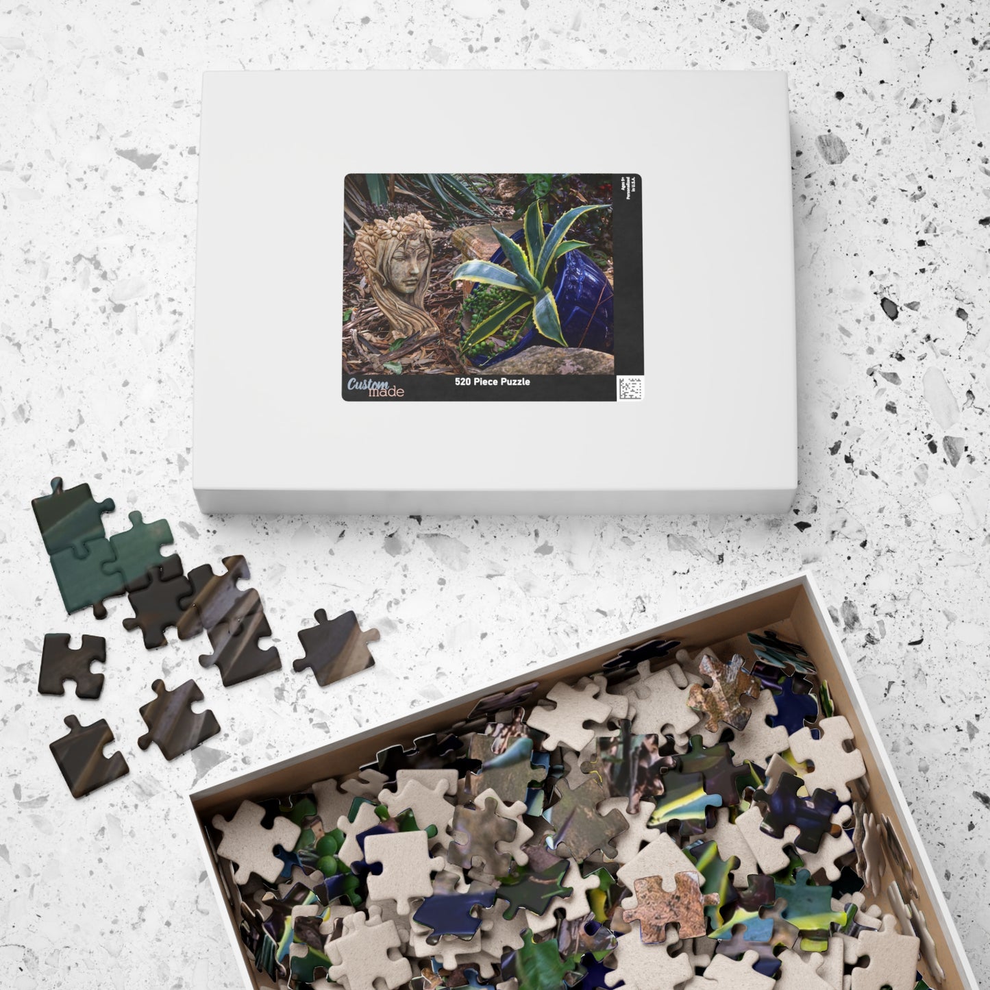 Elven Statue Photo Puzzle 520 pcs (Horizontal)