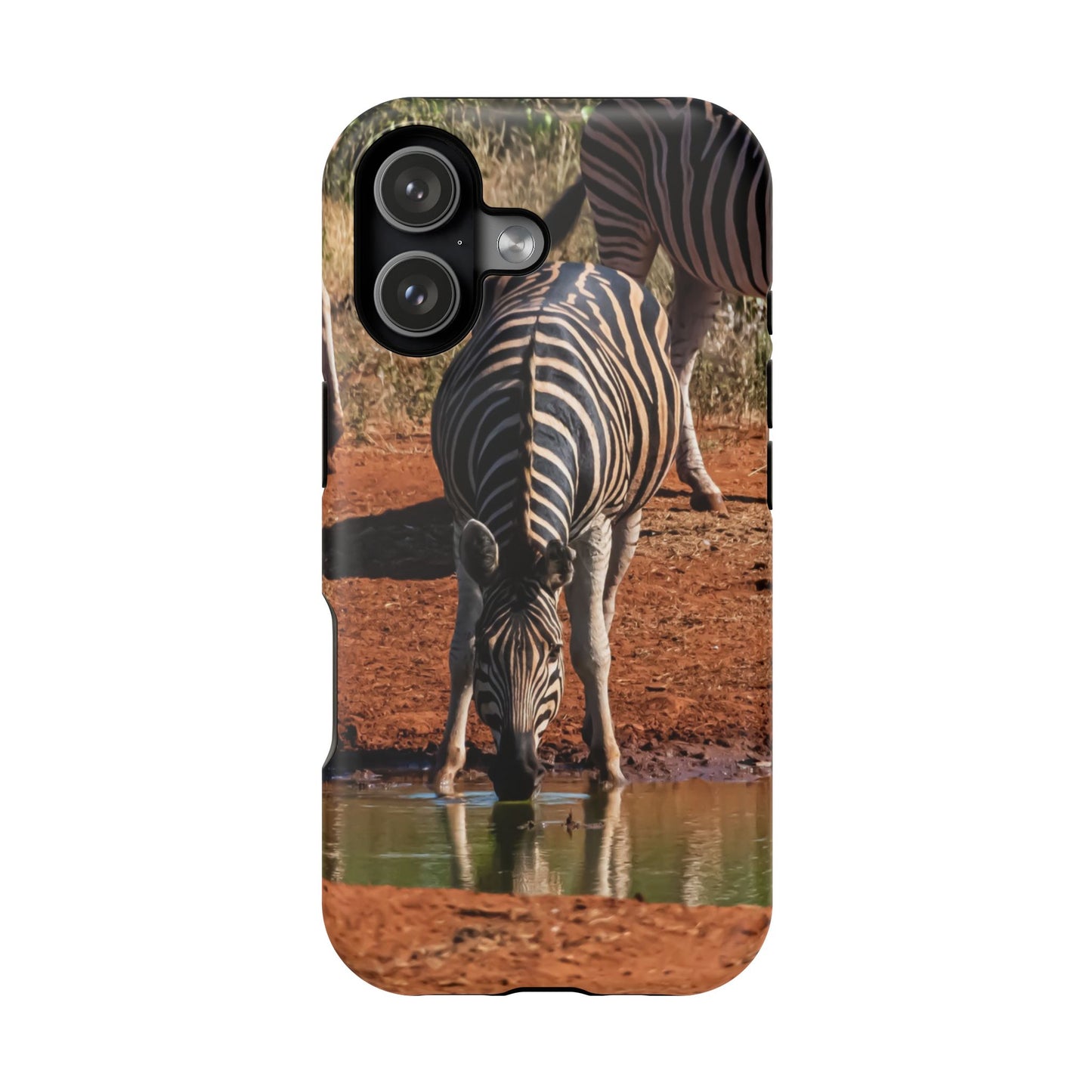 Magsafe® Compatible Tough Cases - Zebra Drinking iPhone 17 Matte