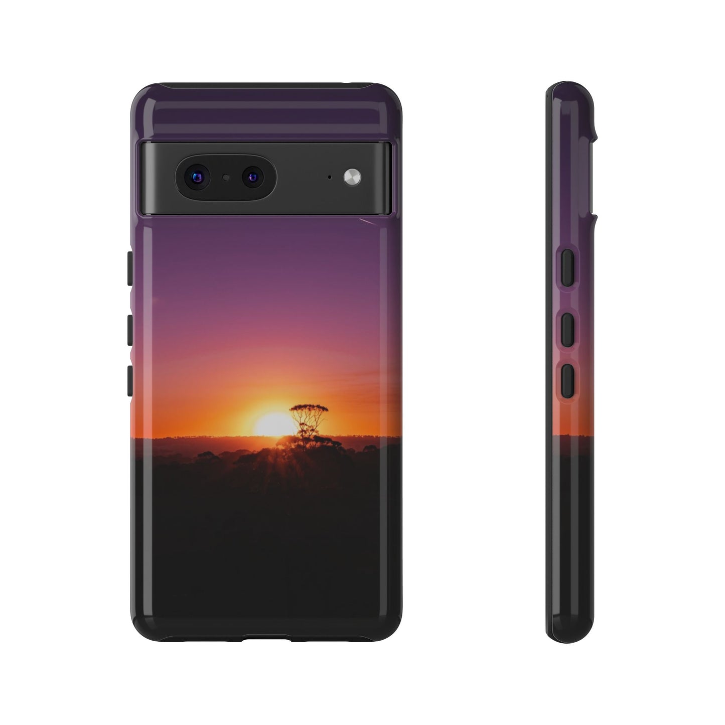 Tough Case - Purple Sunset Google Pixel 7 Glossy