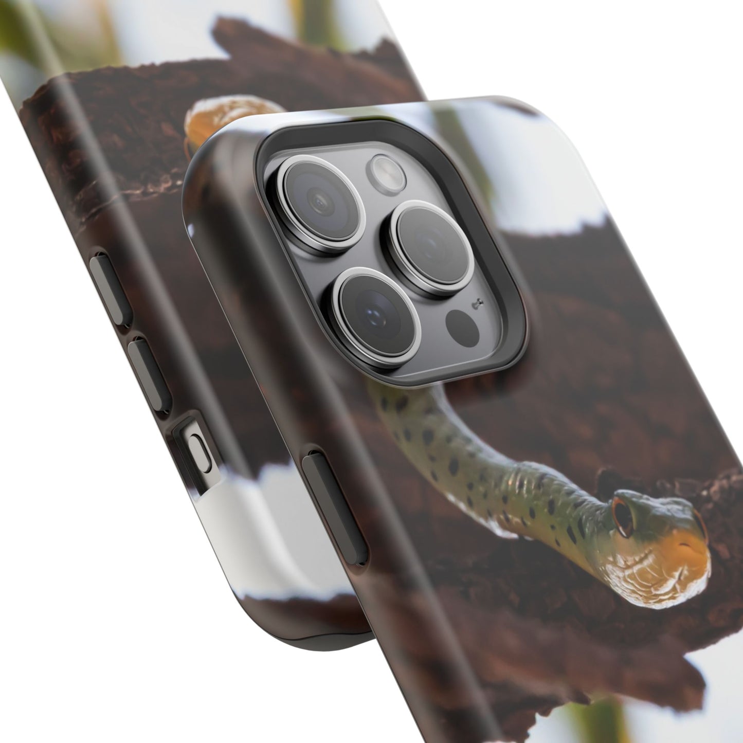 Magsafe® Compatible Tough Cases - Spotted Bush Snake