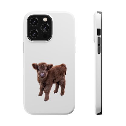 Baby Highland Cow MagSafe Phone Case iPhone 14 Pro Max Glossy