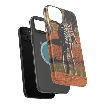 Magsafe® Compatible Tough Cases - Zebra Drinking