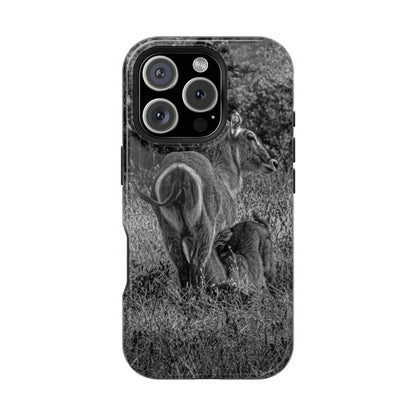 Waterbuck Baby Animal Phone Case - Magsafe B&W iPhone 16 Pro Glossy