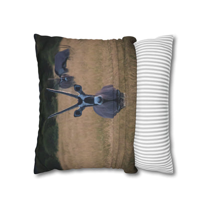 Poly Canvas Pillowcase - Gemsbok