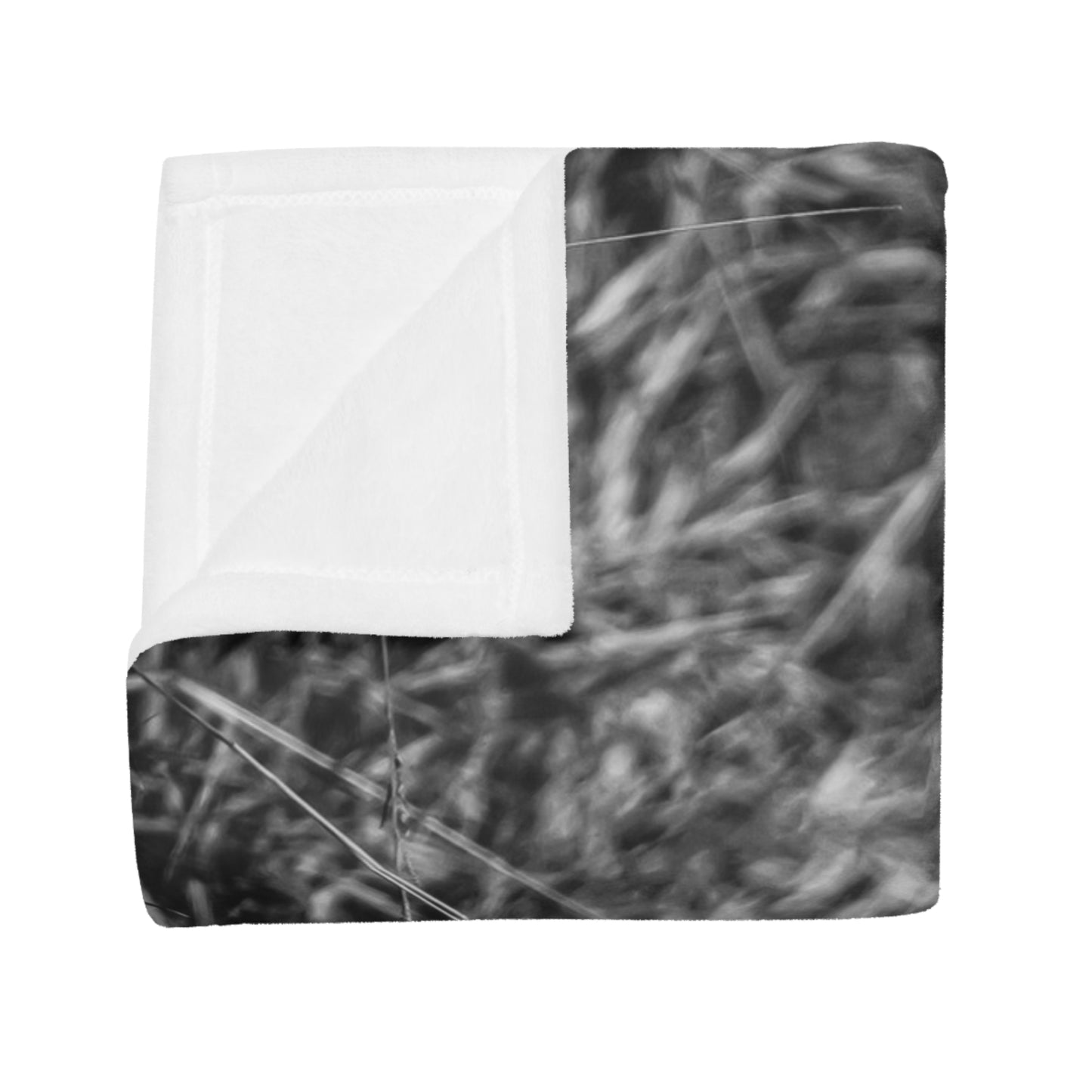 Lion Fleece Blanket B&W