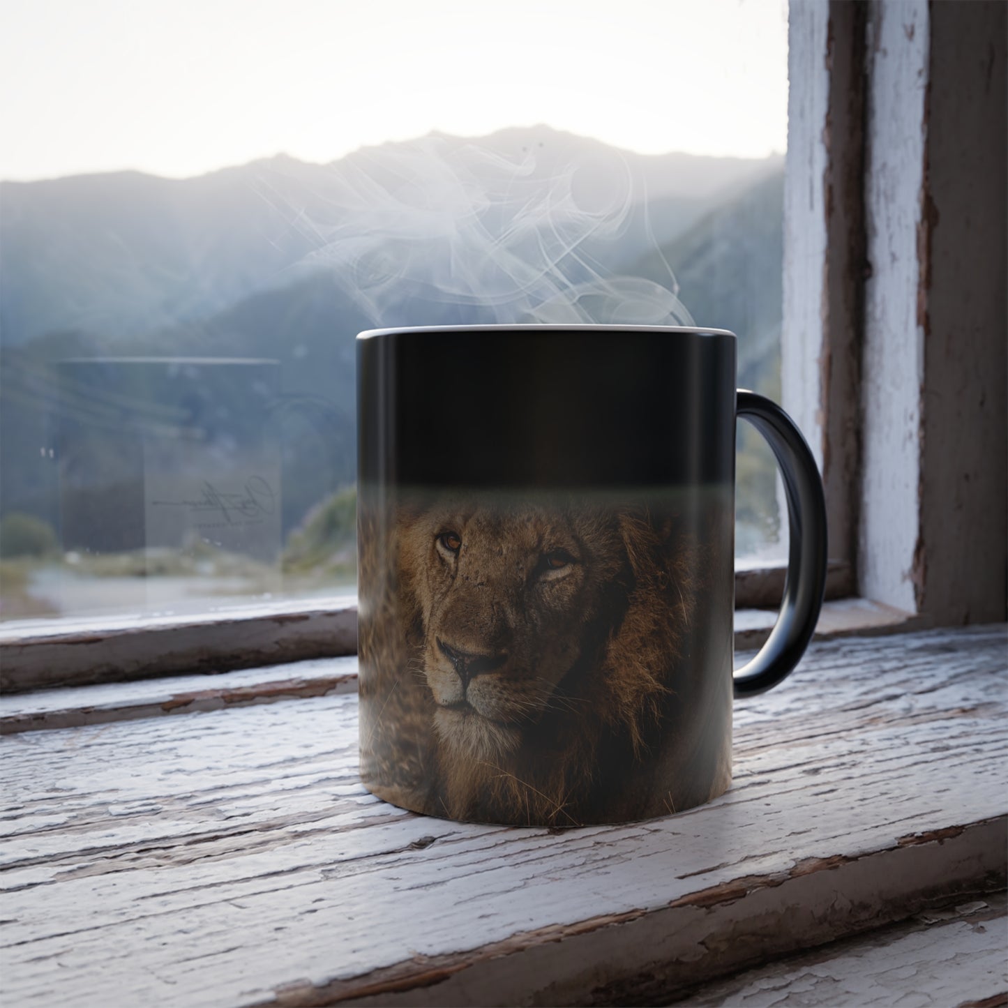 Colour Morphing Mug, 11oz - Old Lion