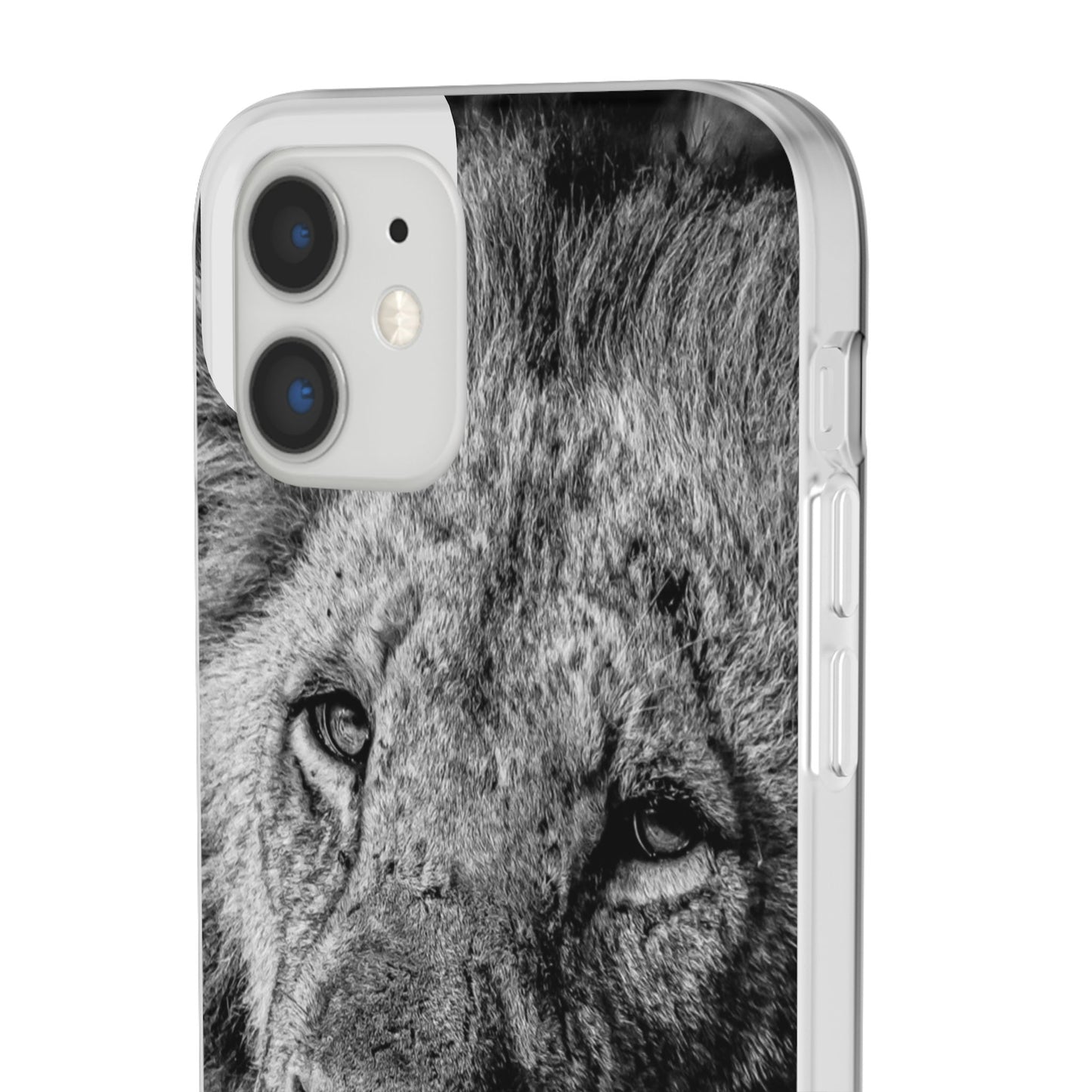 Flexible Lion Phone Cases B&W