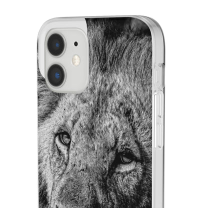 Flexible Lion Phone Cases B&W