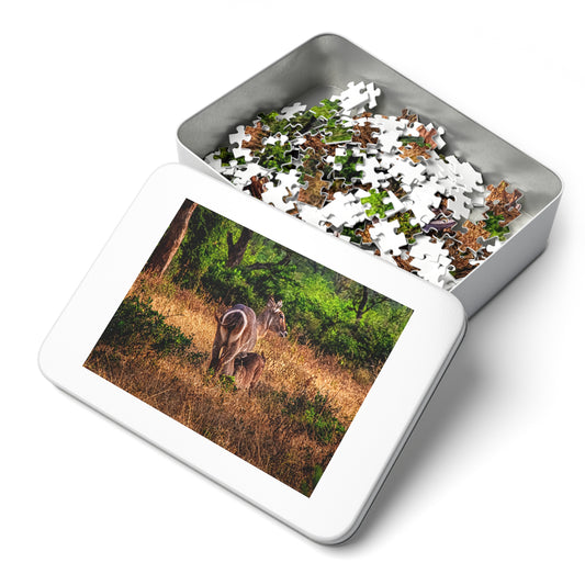 Waterbuck Photo Jigsaw Puzzle with Tin 14" × 11" (252 pcs)