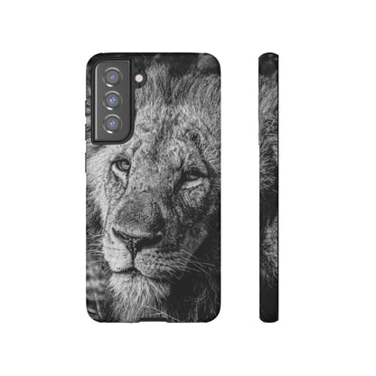 Tough Case - Old Lion B&W Samsung Galaxy S21 FE Matte