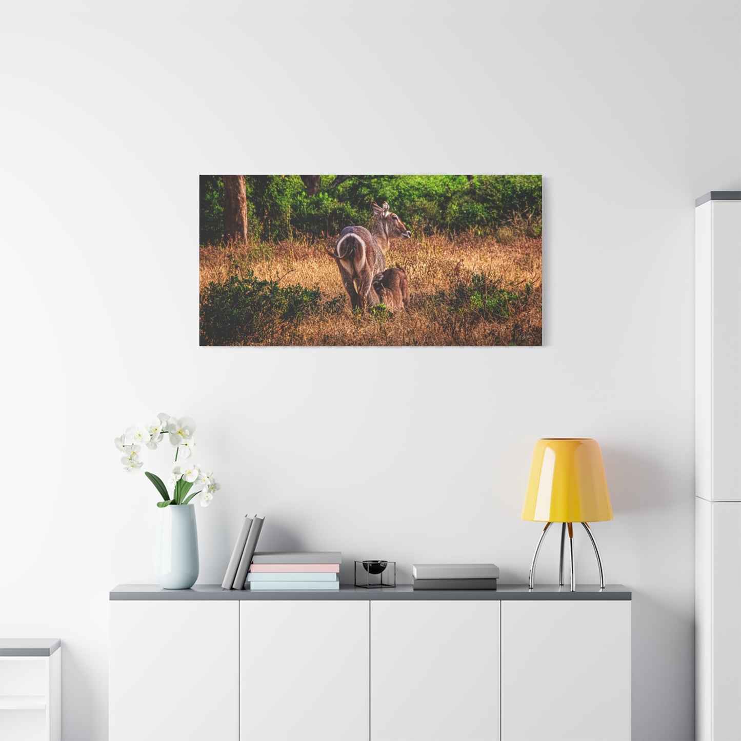 Waterbuck Nature Prints Matte Canvas