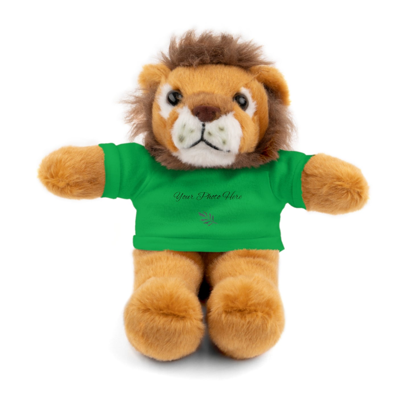 Custom Teddy Bears Irish Green Lion 8"