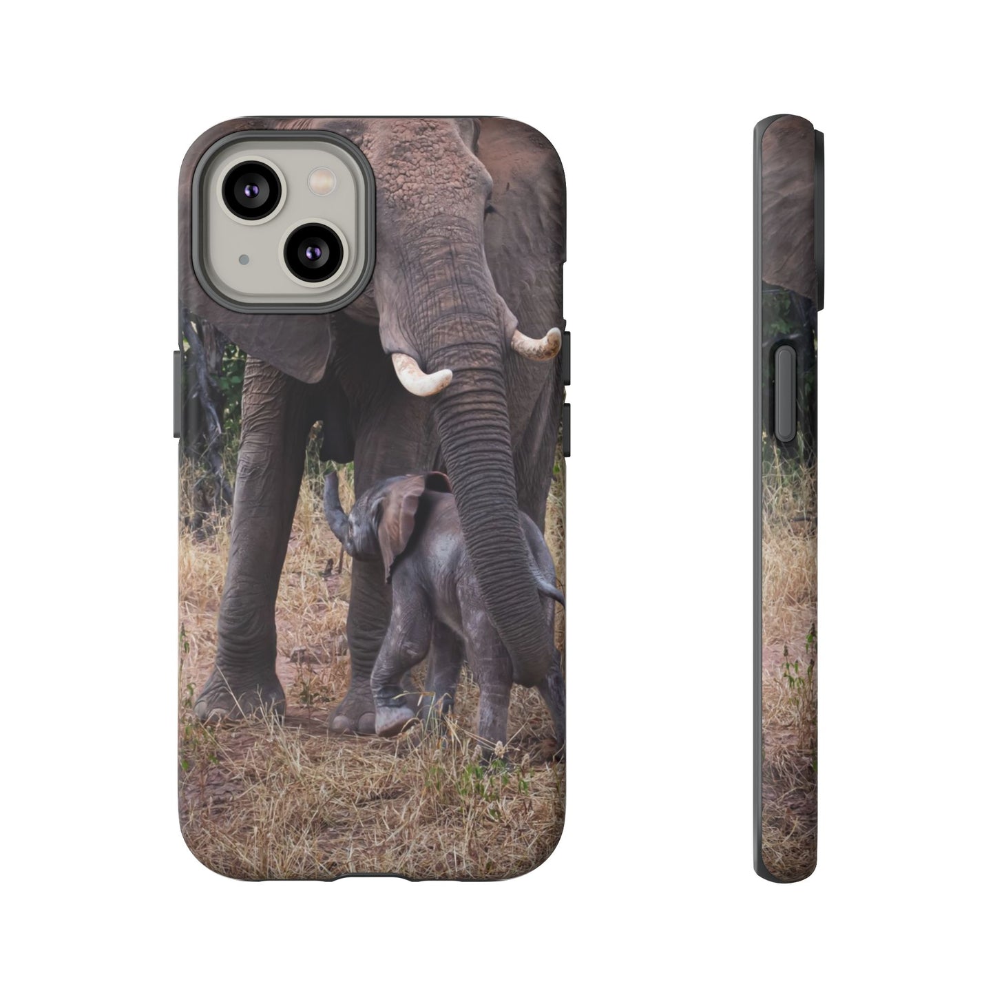 Baby Elephant Tough Case iPhone 14 Matte